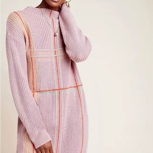 Anthropologie Plaid Sweater Dress